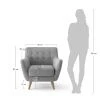 Купить Кресло Picasso серый по низкой цене
