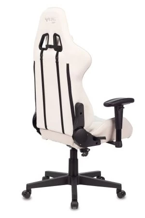 Кресла для геймеров - Кресло игровое Zombie VIKING X Fabric белый/серо-голубой с подголов. крестовина пластик