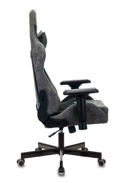 Кресло игровое Zombie VIKING 7 KNIGHT Fabric черный текстиль/эко.кожа с подголов. крестовина металл | Купить в КупиКресла.ру