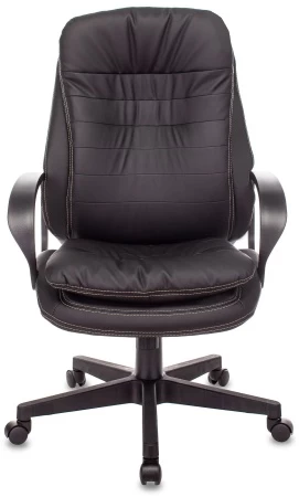 Кресла руководителя - Кресло руководителя Бюрократ T-9950PL черный эко.кожа крестовина пластик