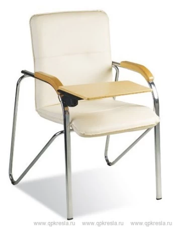 Офисный стул Самба хром со столиком дерево (Samba TE Wood)