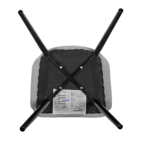 Купить Стул Bruno светло-серый, искусственный мех по низкой цене