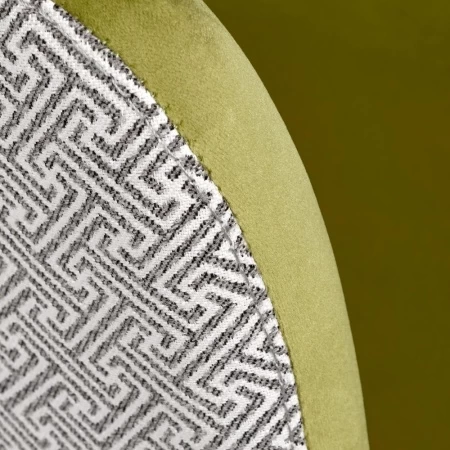 Купить Стул Bruno ярко-зеленый с жаккардом в интернет-магазине КупиКресла.ру