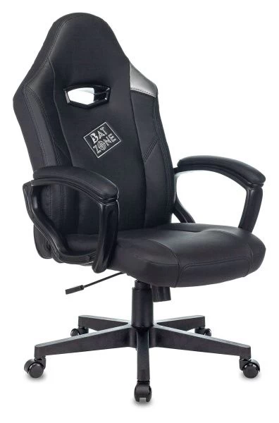 Кресло игровое Zombie HERO BATZONE черный искусственная кожа с подголов. крестовина пластик
