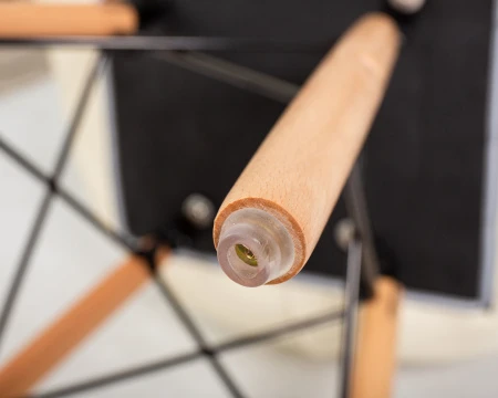 Купить Набор 4 шт Стул обеденный DOBRIN BUTTERFLY, ножки светлый бук, цвет сиденья кремовый в интернет-магазине КупиКресла.ру