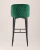 Купить Стул барный Оскар велюр изумрудный по выгодной цене для кафе, ресторанов и кухни