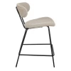 Купить Стул полубарный Ant букле латте по выгодной цене для кафе, ресторанов и кухни