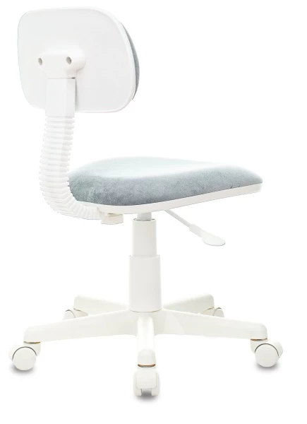 Кресло детское Бюрократ CH-W201NX серо-голубой Light-28 крестов. пластик белый пластик белый | Купить в КупиКресла.ру