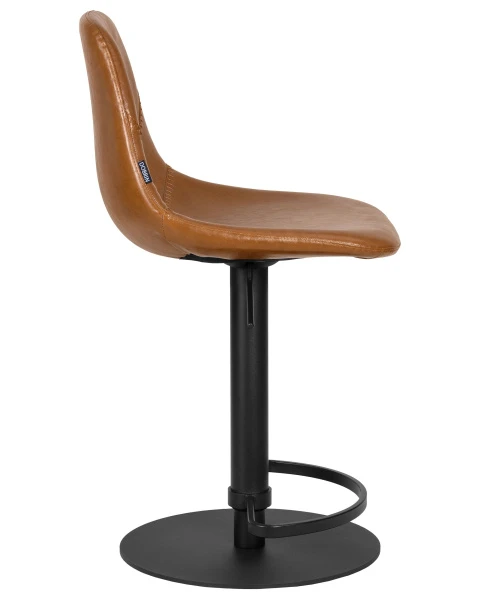 Стул барный DOBRIN ROME, коричневый винтажный PU (MS09) для кафе, ресторанов и кухни