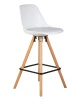 Купить Набор 2 шт Стул полубарный DOBRIN RONNI, ножки светлый бук, белый (ZL-W-02) в интернет-магазине КупиКресла.ру