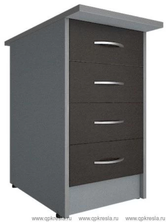 Купить Тумба приставная (4 ящика, с замком) А.ТП-4.2 по низкой цене