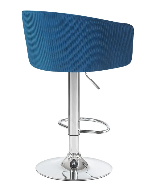 Стул барный DOBRIN DARCY, синий велюр (1922-20) для кафе, ресторанов и кухни