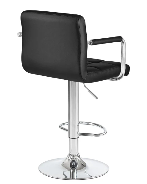 Купить Набор 2 шт Стул барный DOBRIN KRUGER ARM, чёрный по низкой цене