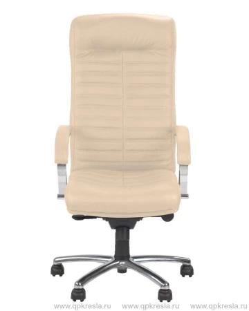 Кресло руководителя ORION STEEL CHROME (Орион) (Экокожа черный)