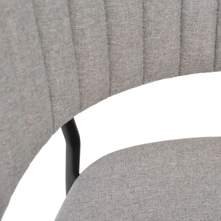 Купить Стул Turin серый с чёрными ножками по низкой цене