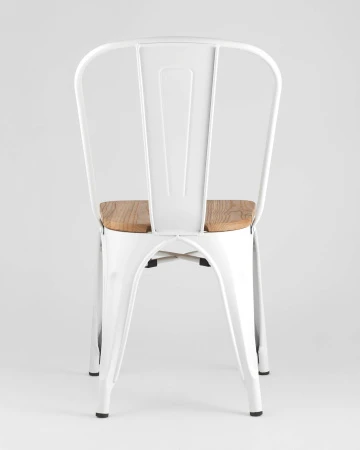 Купить Стул TOLIX WOOD белый глянцевый по низкой цене