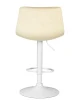 Купить Стул барный DOBRIN TAILOR WHITE, бежевый велюр (MJ9-10) по выгодной цене для кафе, ресторанов и кухни