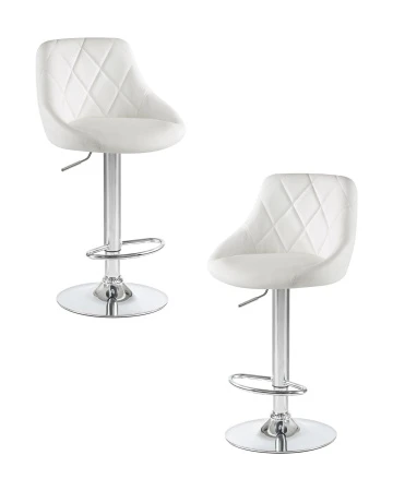 Набор 2 шт Стул барный DOBRIN LOGAN, белый