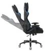Кресла для геймеров - Кресло игровое Zombie VIKING 4 AERO черный/синий искусст.кожа/ткань с подголов. крестовина пластик
