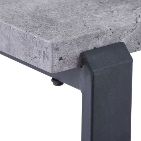 Купить Стол Grey 120x80x77см, серая лава по низкой цене