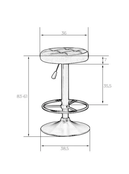 Купить Набор 2 шт Табурет барный DOBRIN BRUNO BLACK, зеленый велюр (MJ9-88) по низкой цене