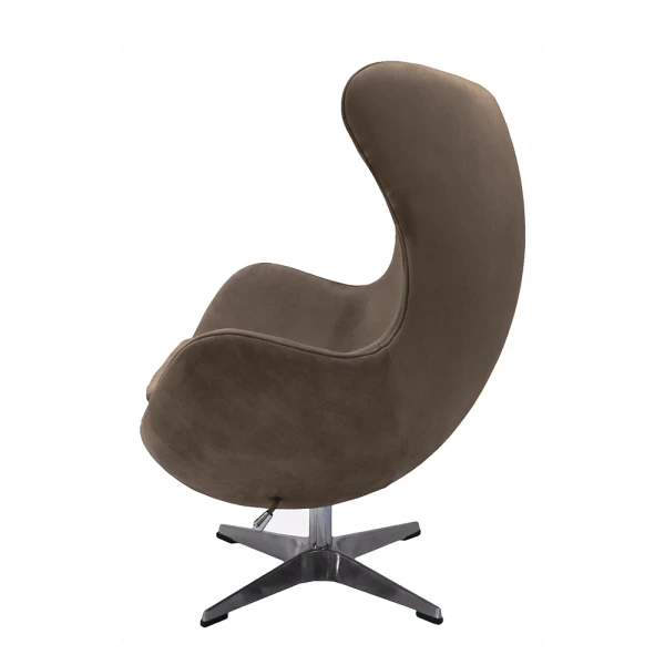 Купить Кресло EGG STYLE CHAIR латте, искусственная замша FR 0647 по низкой цене