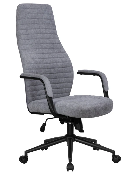 Офисное кресло для руководителей DOBRIN LOKI, серый (VRH230-03) | Купить в КупиКресла.ру