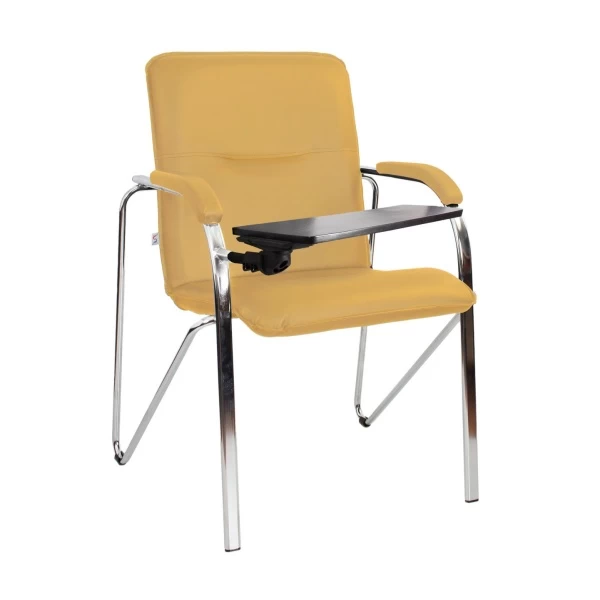 Купить Офисный стул Самба хром со столиком дерево (Samba TE Wood) по выгодной цене