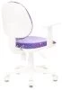 Кресло детское Бюрократ CH-W356AXSN фиолетовый Sticks 08 крестовина пластик пластик белый