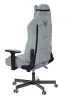 Кресла для геймеров - Кресло игровое Knight N1 Fabric серо-голубой Light-28 с подголов. крестов. металл