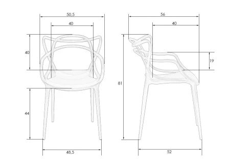 Купить Набор 4 шт Стул обеденный DOBRIN MASTERS, морской волны (G-05) в интернет-магазине КупиКресла.ру