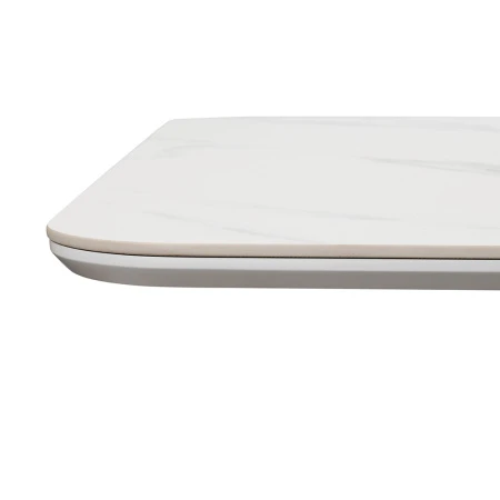 Купить Стол Festa 140x85x77см, керамогранит белый мрамор по низкой цене