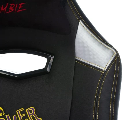 Кресла для геймеров - Кресло игровое Zombie HERO JOKER черный/фиолетовый искусственная кожа с подголов. крестовина пластик