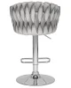 Купить Набор 2 шт Стул барный DOBRIN MARCEL, серый велюр (MJ9-75) в интернет-магазине КупиКресла.ру