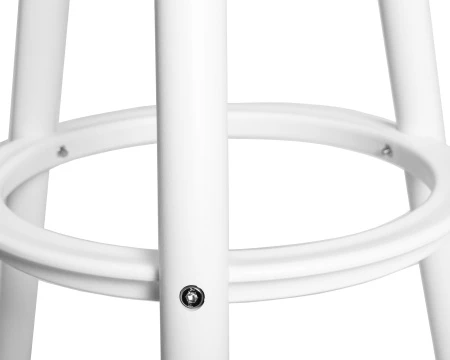 Купить Табурет барный DOBRIN ROYCE WHITE, белый (W-02) по выгодной цене для кафе, ресторанов и кухни