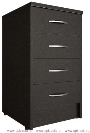 Тумба приставная (4 ящика, с замком) А.ТП-4.1