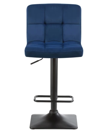Купить Стул барный DOBRIN DOMINIC, синий велюр (MJ9-117) по выгодной цене для кафе, ресторанов и кухни
