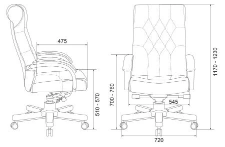Кресла руководителя - Кресло руководителя Бюрократ T-9928WALNUT светло-коричневый Leather Eichel кожа крестов. металл/дерево