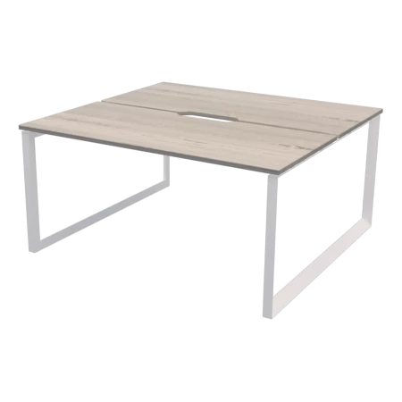 Бенч двойной на 2 рабочих места на металлокаркасе НТМП.О.Б2-140