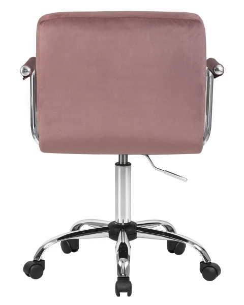 Офисное кресло для персонала DOBRIN TERRY, пудрово-розовый велюр (MJ9-32) | Купить в КупиКресла.ру