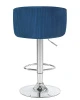 Купить Стул барный DOBRIN DARCY, синий велюр (1922-20) по выгодной цене для кафе, ресторанов и кухни