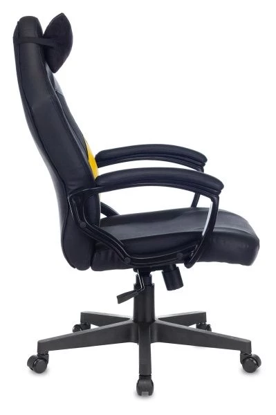 Кресло игровое Zombie HERO CYBERZONE черный/желтый искусственная кожа с подголов. крестовина пластик | Купить в КупиКресла.ру