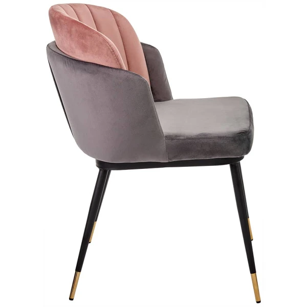 Купить Стул Peki серый, пудровый по низкой цене