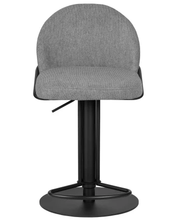 Купить Стул барный DOBRIN OLIVER, серая ткань (FLY1347-17) по выгодной цене для кафе, ресторанов и кухни