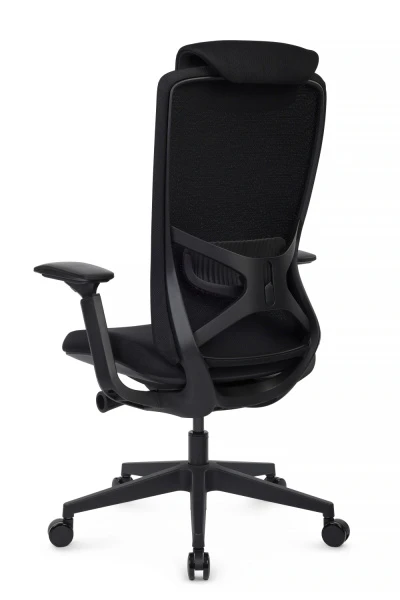 Кресло Gemini EGE-002A Черный пластик/Черный | Купить в КупиКресла.ру