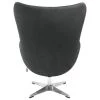 Купить Кресло EGG CHAIR графит, искусственная замша по низкой цене