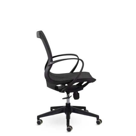Офисные кресла - Кресло М-805 Йота/Yota black PL TC-01 (черный)