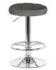 Купить Набор 2 шт Табурет барный DOBRIN BRUNO, серый велюр (MJ9-75) в интернет-магазине КупиКресла.ру