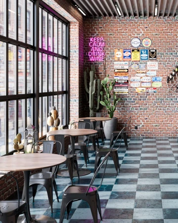 Купить Стул TOLIX черный глянцевый по низкой цене