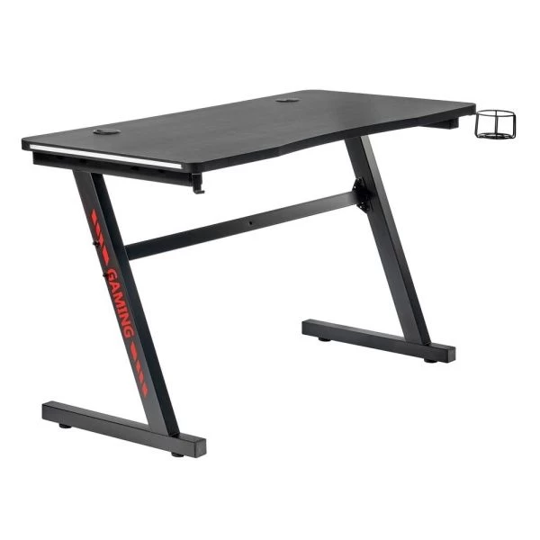 Купить Компьютерный геймерский стол Epic glow 120х60х75см с LED подсветкой, подстаканником, крючком для наушников по низкой цене